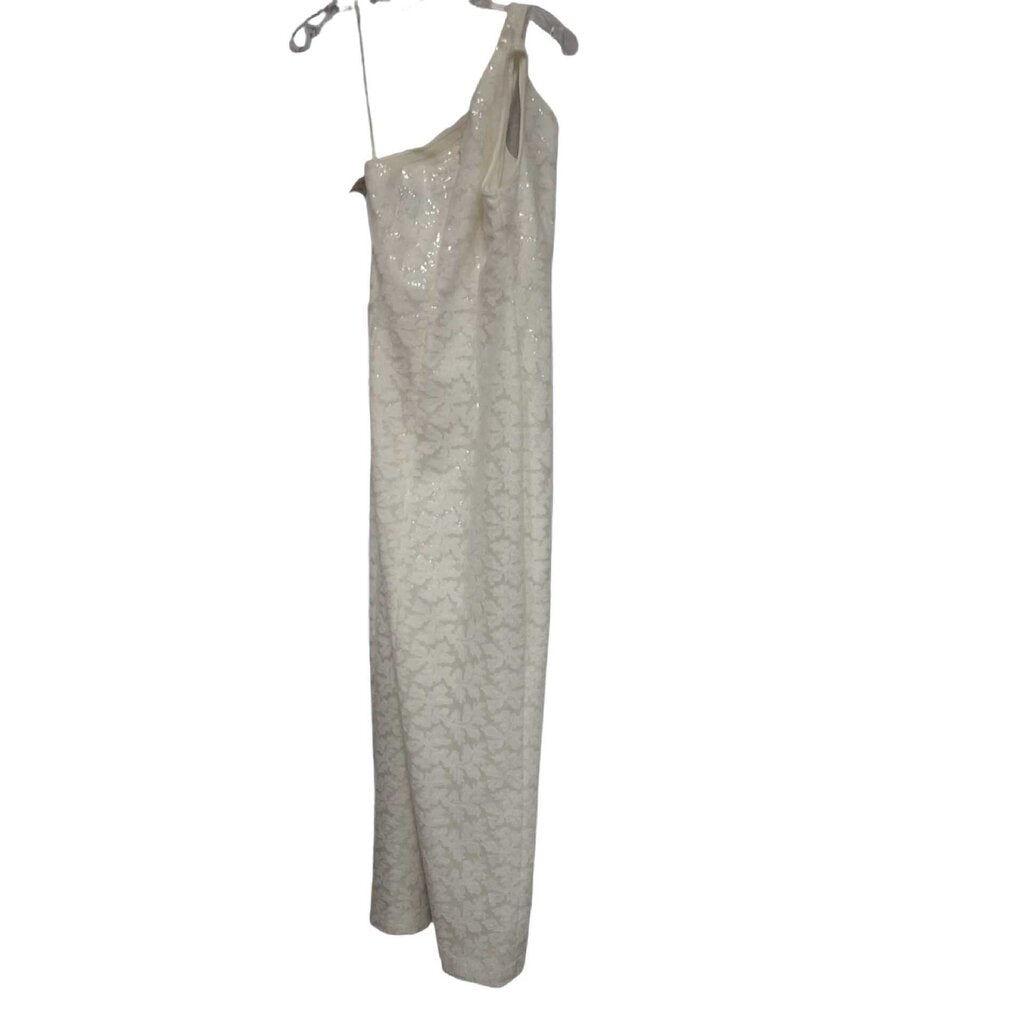 Theia 1 shoulder gown/sequins