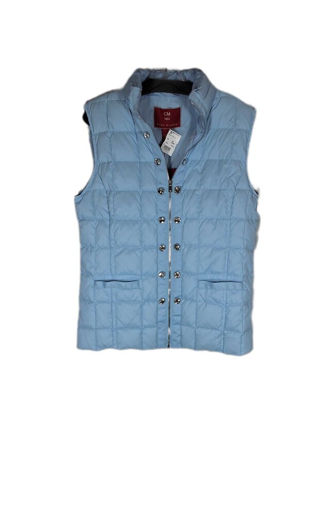 Ciao Milano quilted vest/rhinestone trim