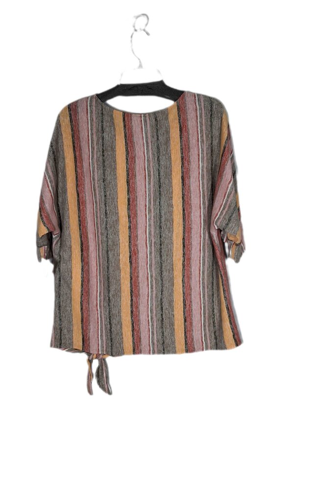Pure Essence short sleeve knit top/stripe