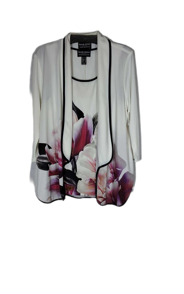 Frank Lyman 2pc knit jacket/1/2 floral