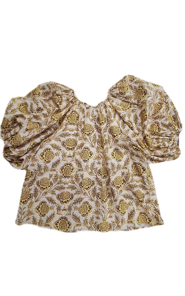 Rhode puff short sleeve top/floral