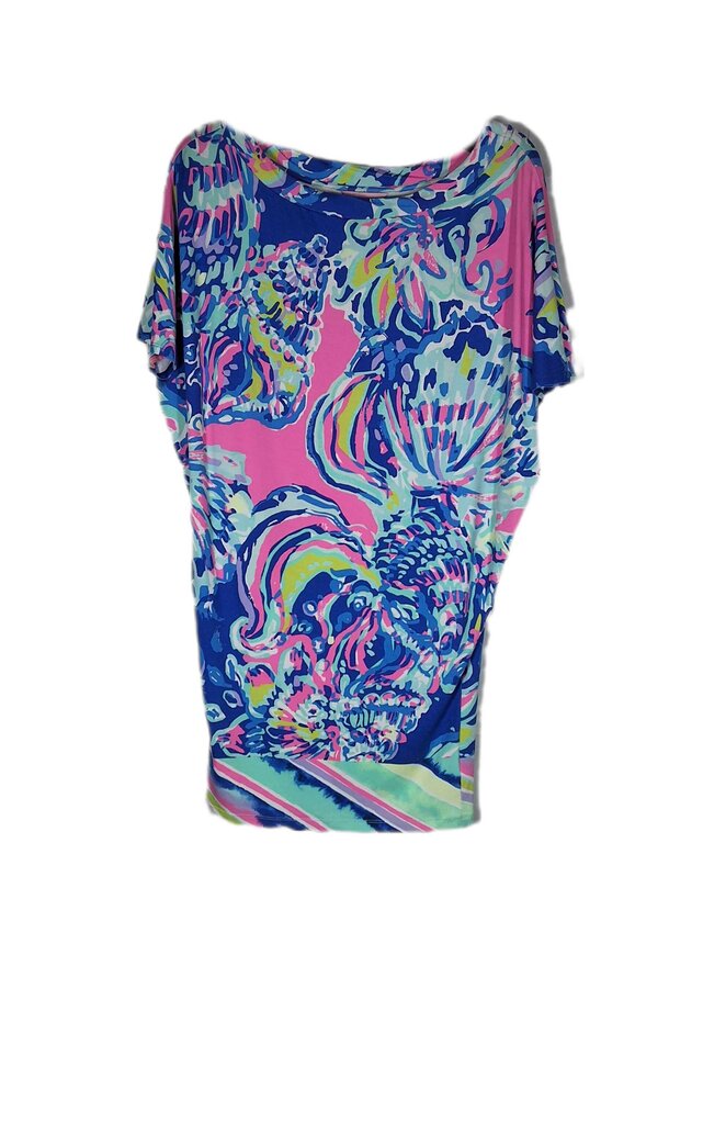 Lilly Pulitzer short sleeve cotton dress/abstract