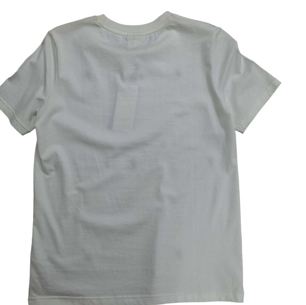 Lacoste short sleeve knit top/embroidery