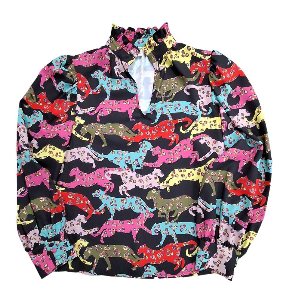 Crosby long sleeve blouse/animals