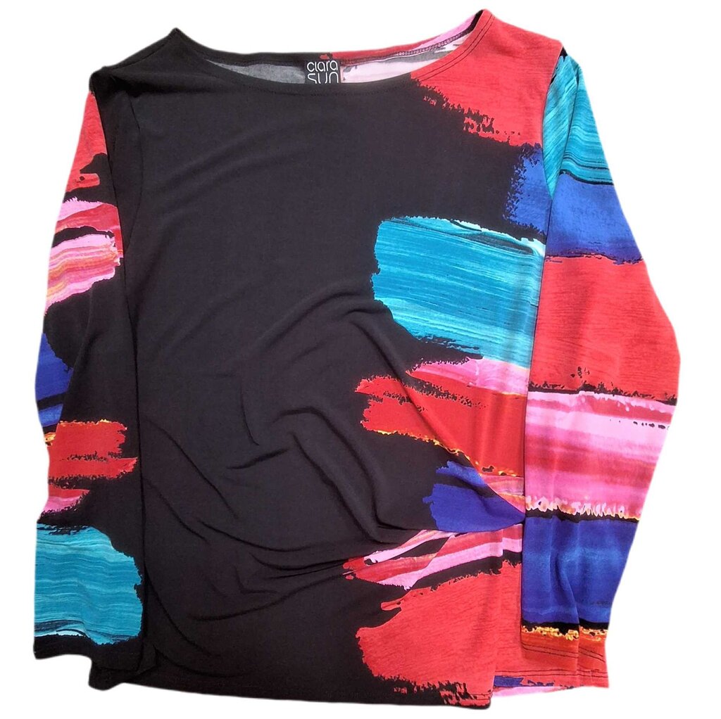 Clara Sun Woo long sleeve knit top/abstract side
