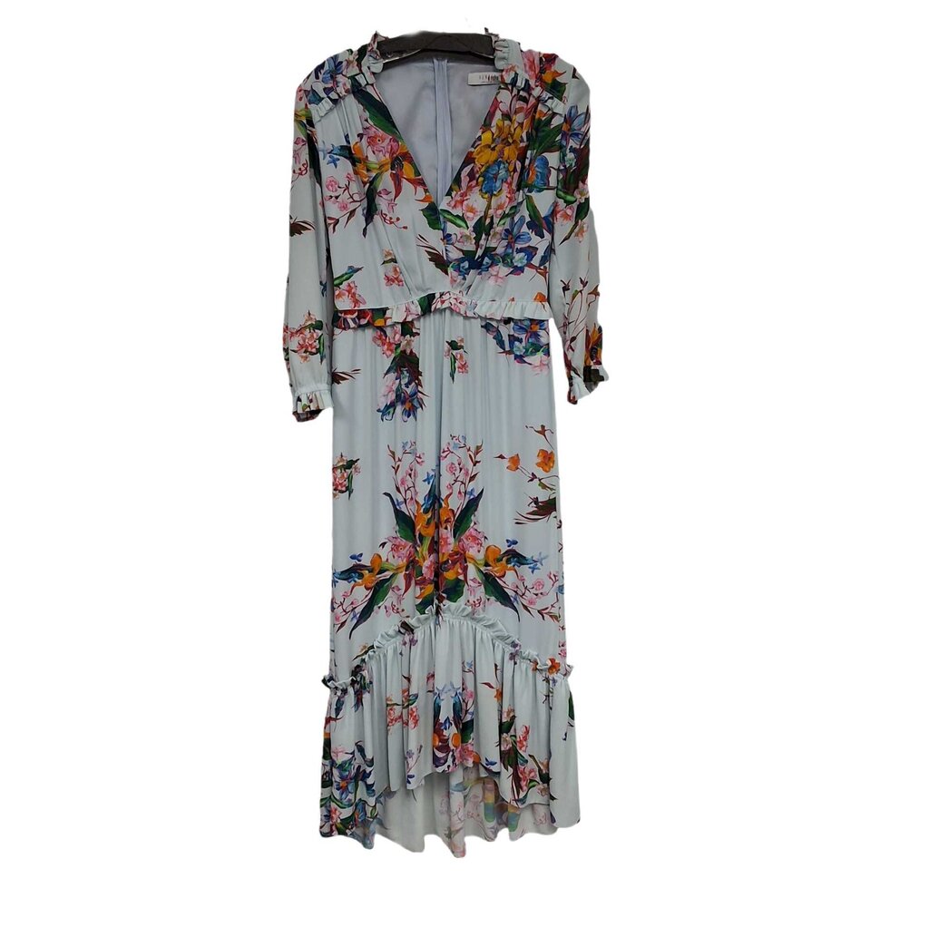 Hunter Bell Long Sleeve Floral Maxi/V Neck