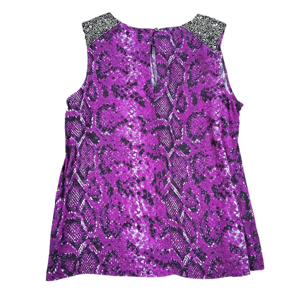 Alice & Trixie sleeveless snakeskin top/trim