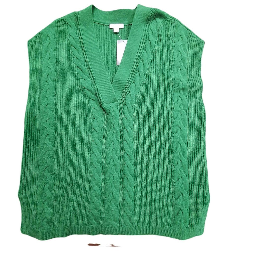 j.jill sweater vest/v-neck cable