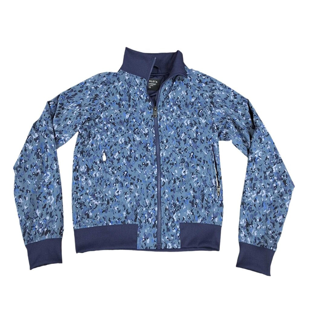 Athleta thin zip jacket/abstract
