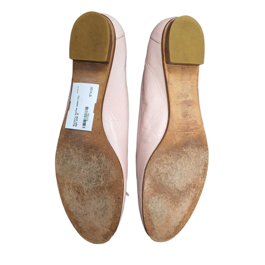 Burberry leather ballet flat