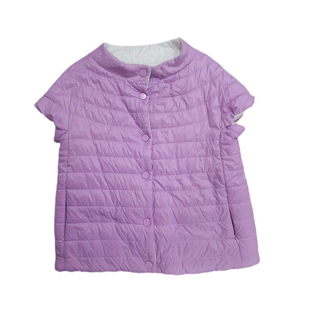 Patty Kim short sleeve puffy jacket