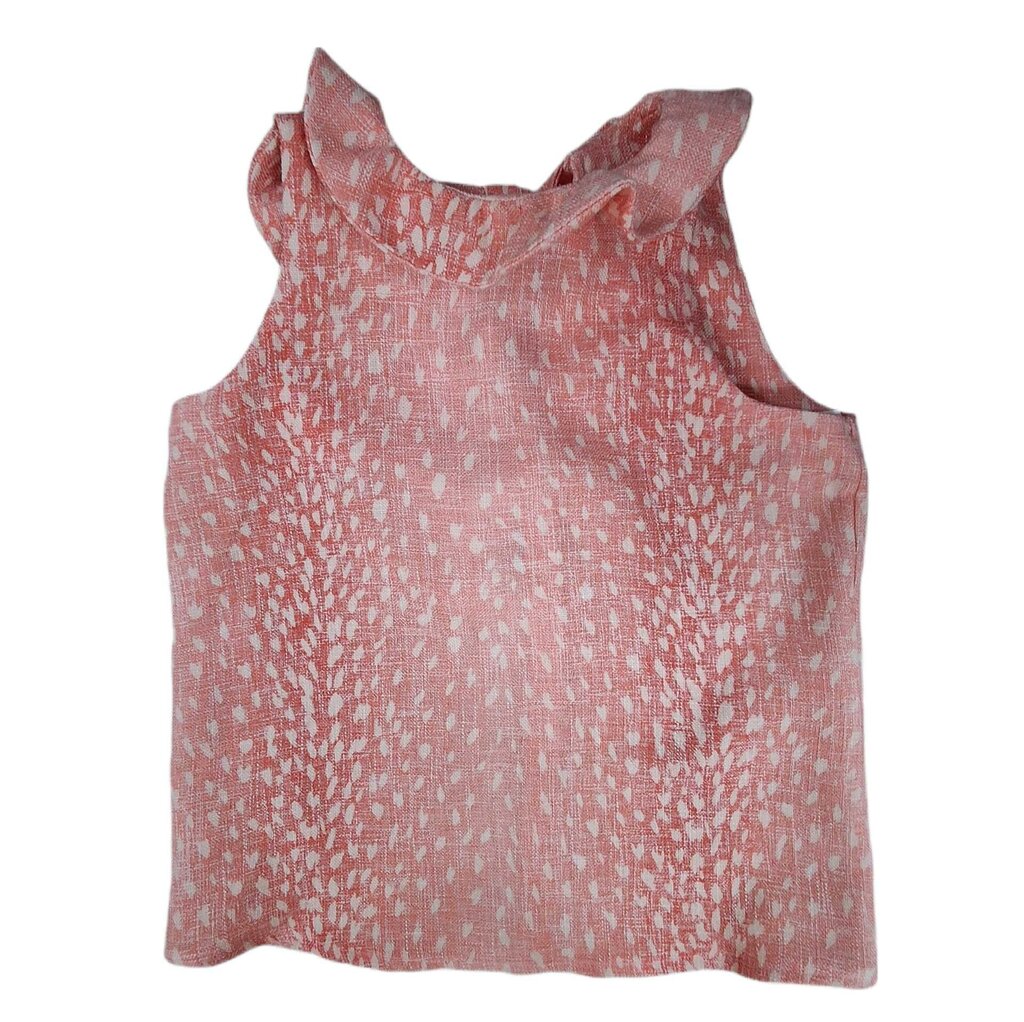 Tuckernuck sleeveless top/antelope print