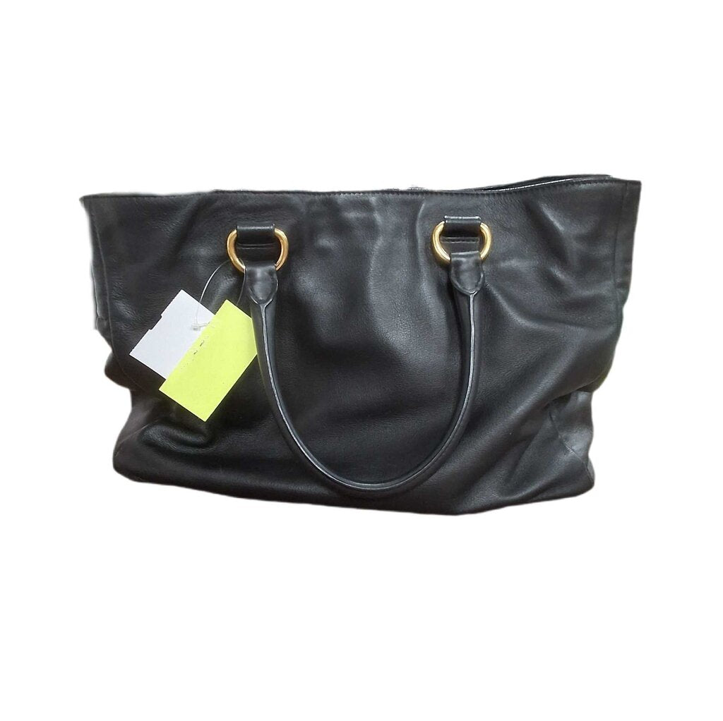 Prada Leather Tote Bag/Gold Hardware