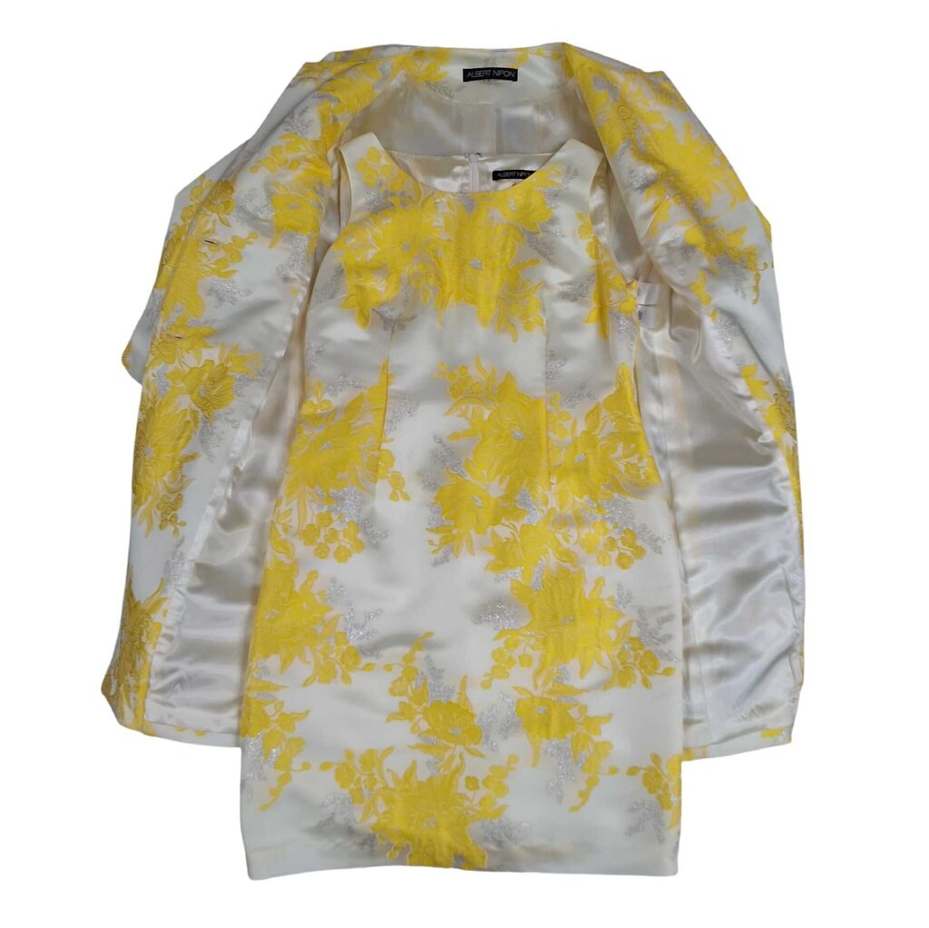 Albert Nipon 2pc cocktail suit/brocade