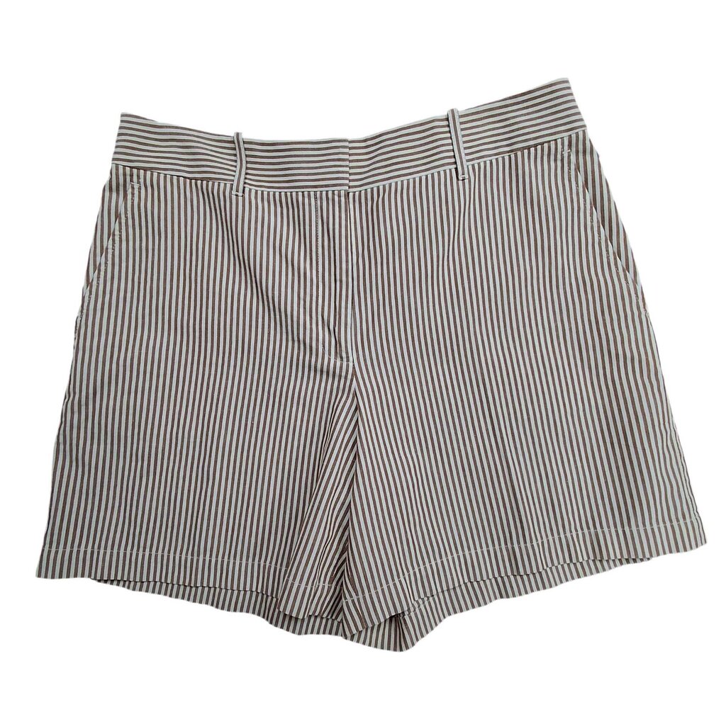 Lafayette 148 Cotton Shorts/Striped