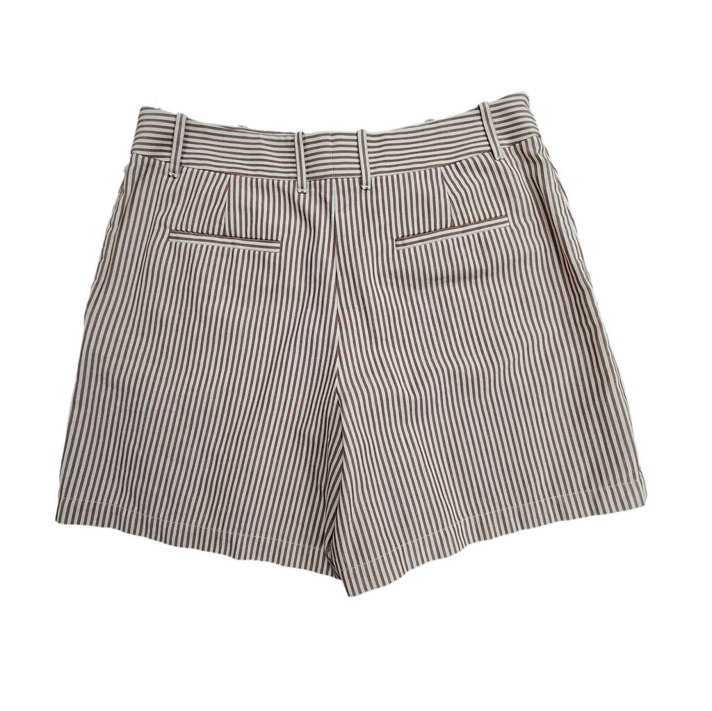 Lafayette 148 Cotton Shorts/Striped