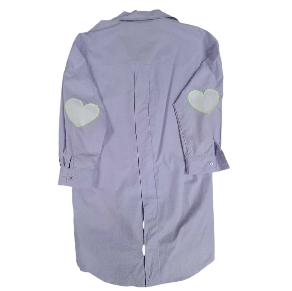 Caryn Lawn long sleeve shirt dredd/heart elbows