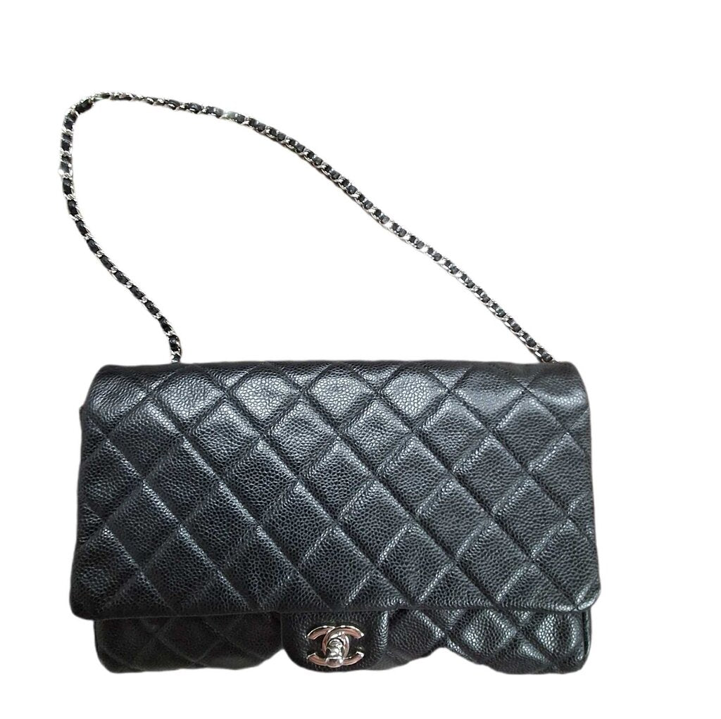 Chanel Vintage Quilted Flapbag/Caviar