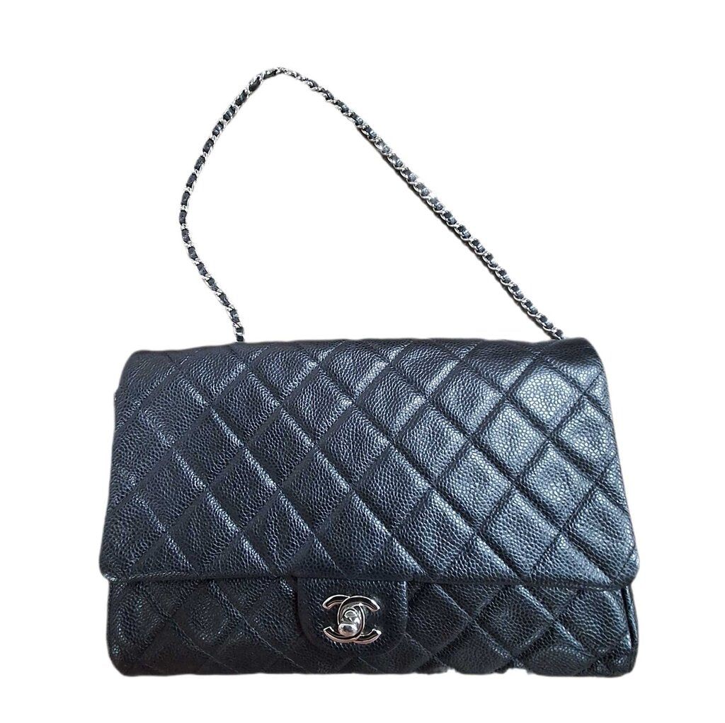 Chanel Vintage Quilted Flapbag/Caviar