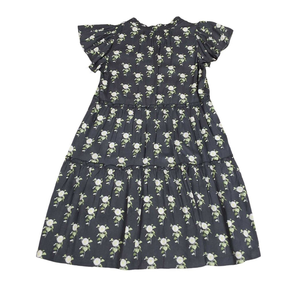 Anthropologie flutter sleeve dress/daisies