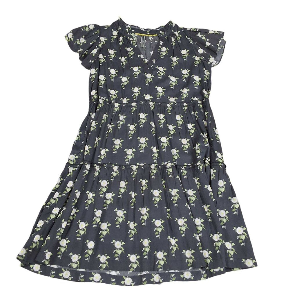 Anthropologie flutter sleeve dress/daisies
