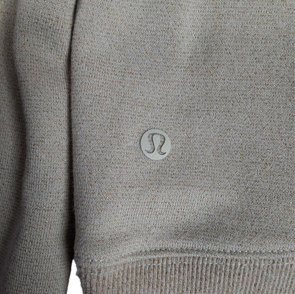 Lululemon crop hoodie/shimmer