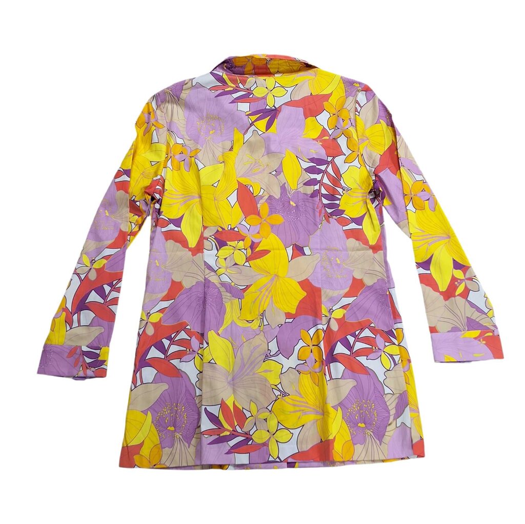 Patti Kim long sleeve overblouse/big floral
