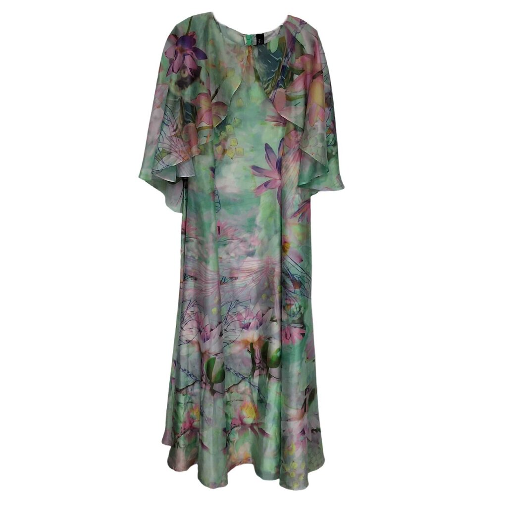 Marc cain floral gown/capelet