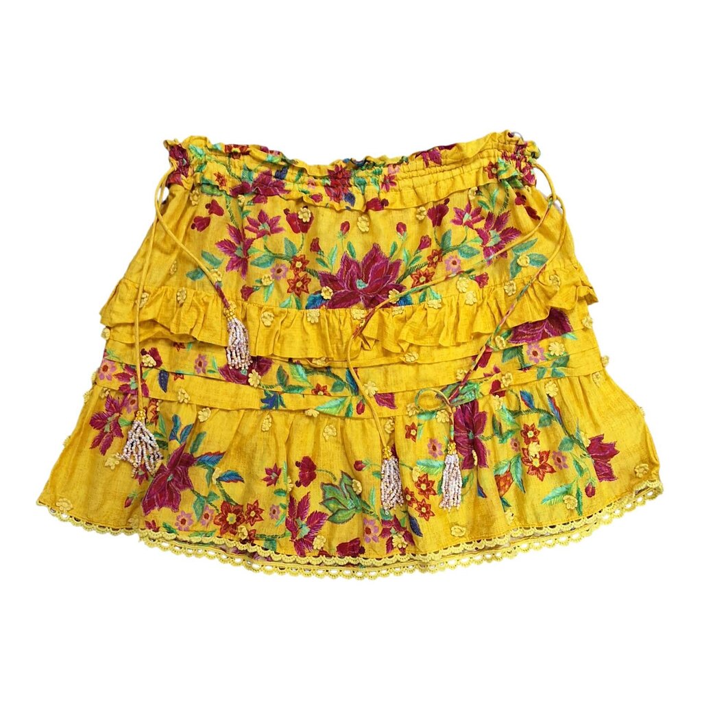 Farm Rio short ruffle skirt/floral
