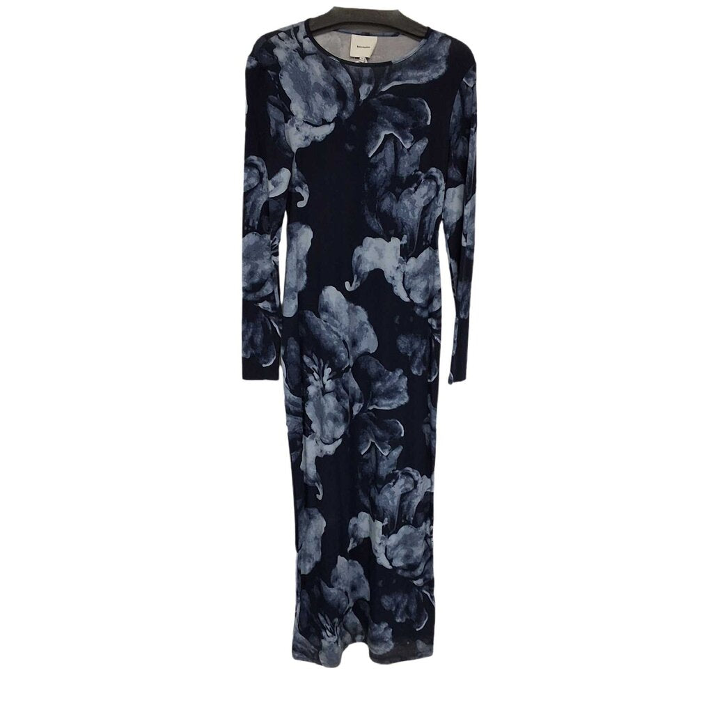 Reformation long sleeve knit maxi/big flowers