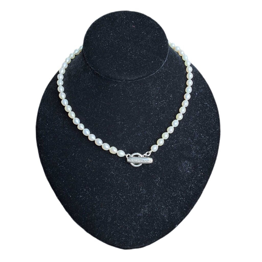 Slane seed pearl necklace/toggle