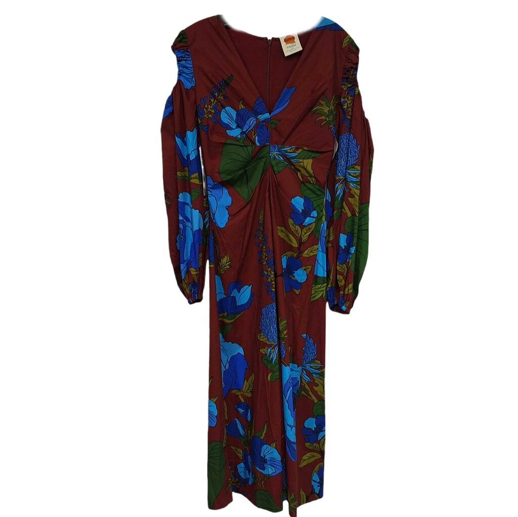 Farm Rio long sleeve maxi/big floral