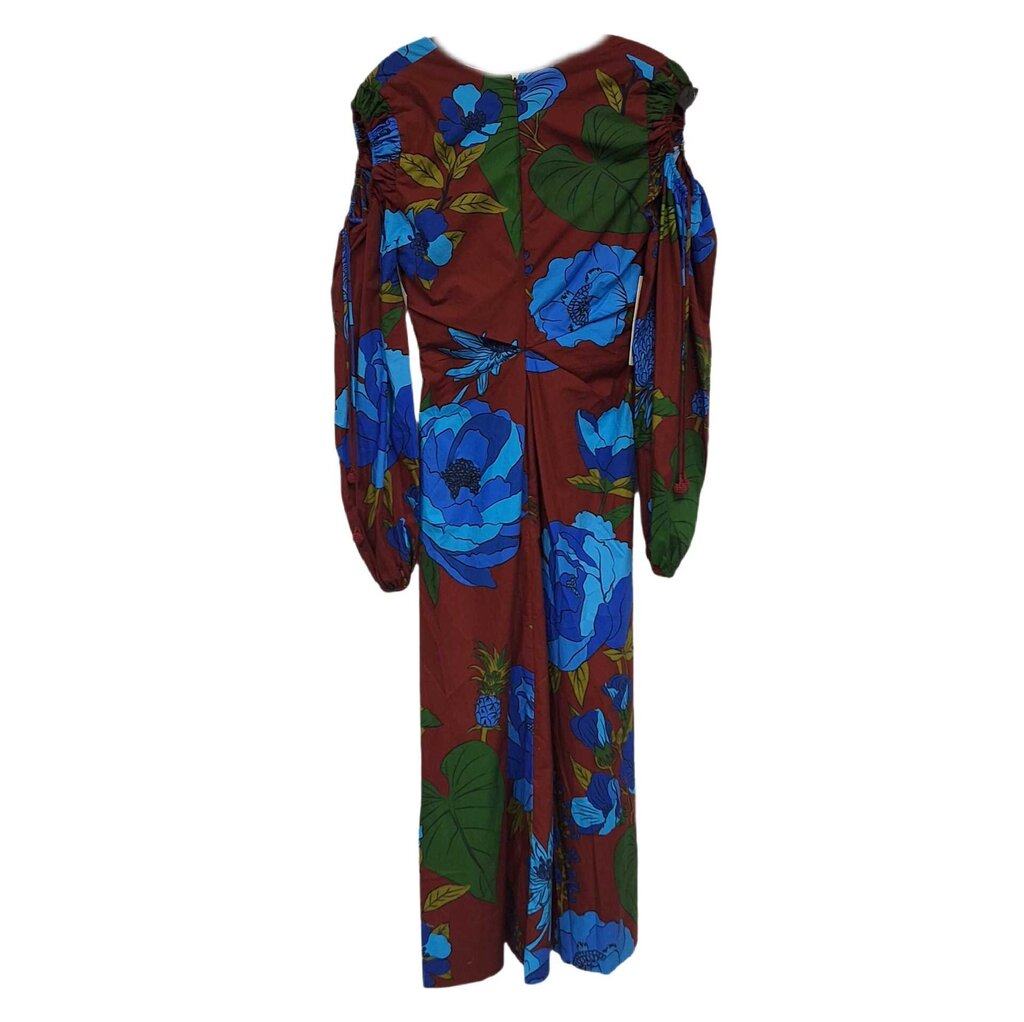 Farm Rio long sleeve maxi/big floral