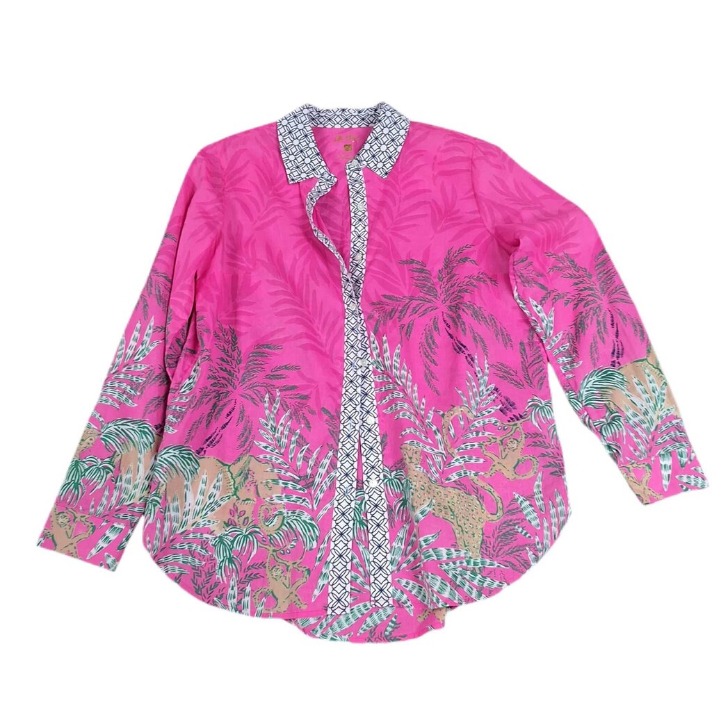 Lilly Pulitzer long sleeve shirt/lake view