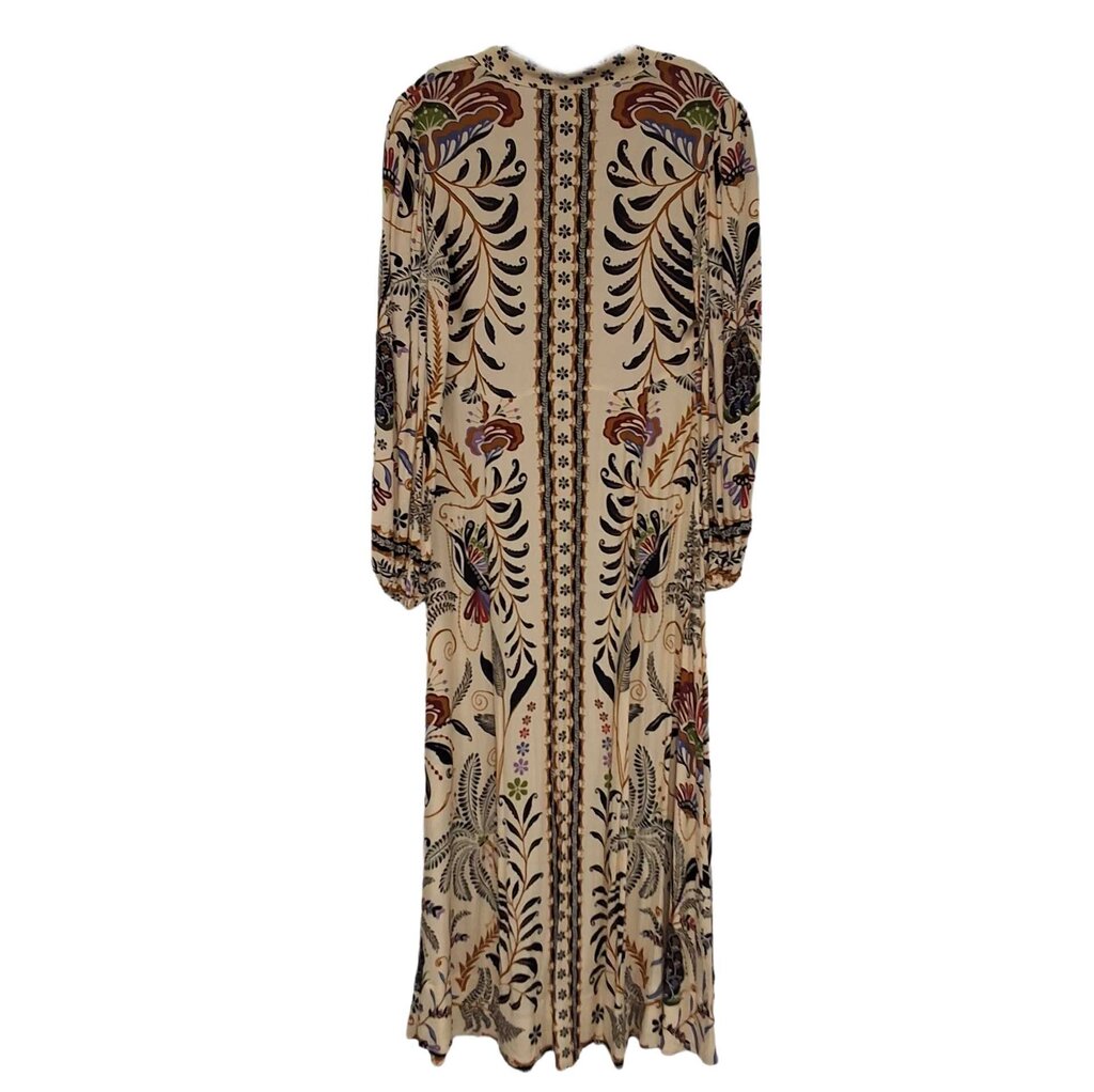 Farm Rio long sleeve dress/big leafy print
